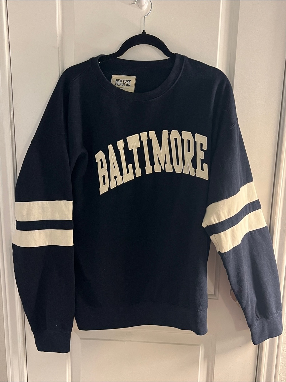Men’s Navy Baltimore Pullover Sweater